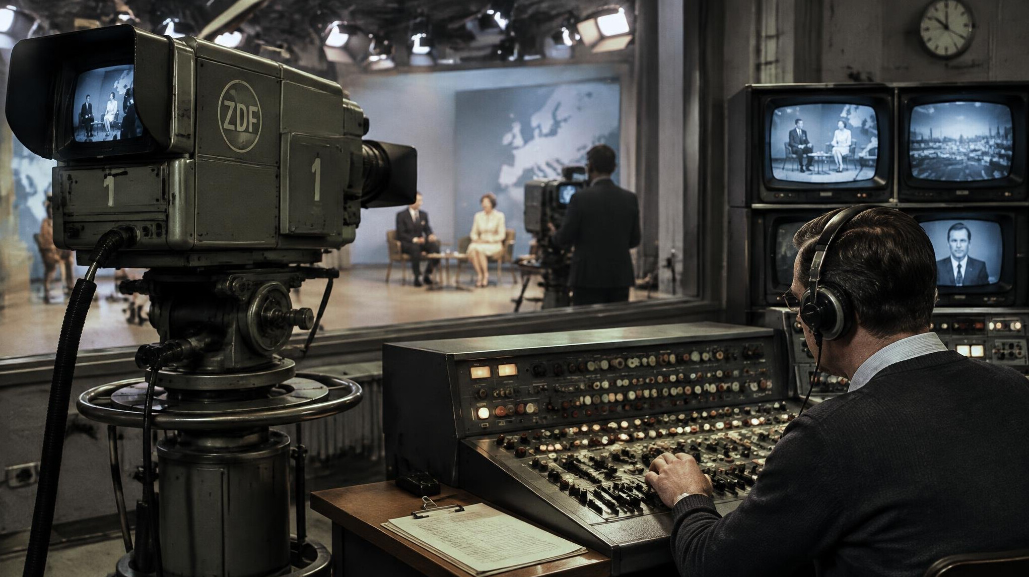 vintage german television camera