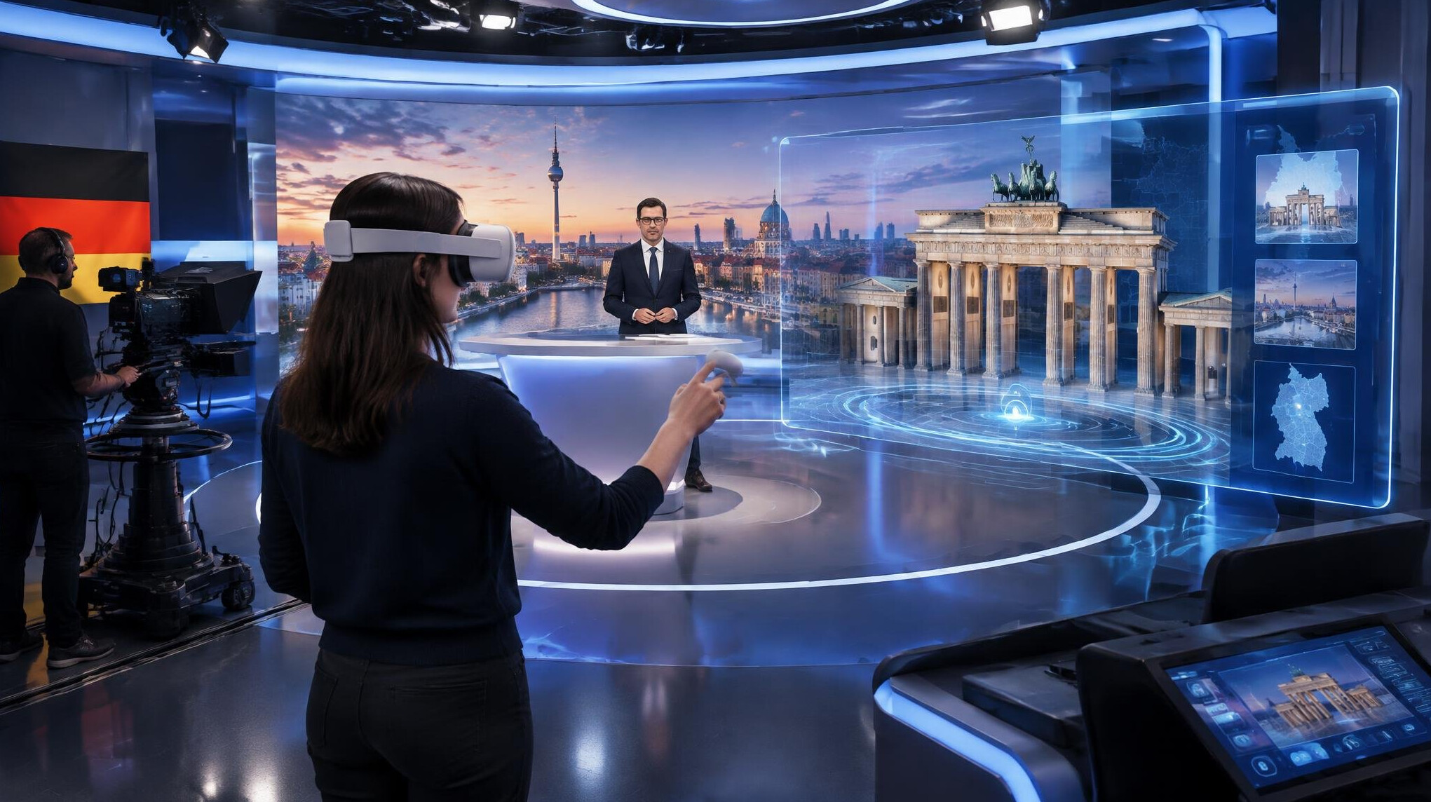 virtual reality tv studio