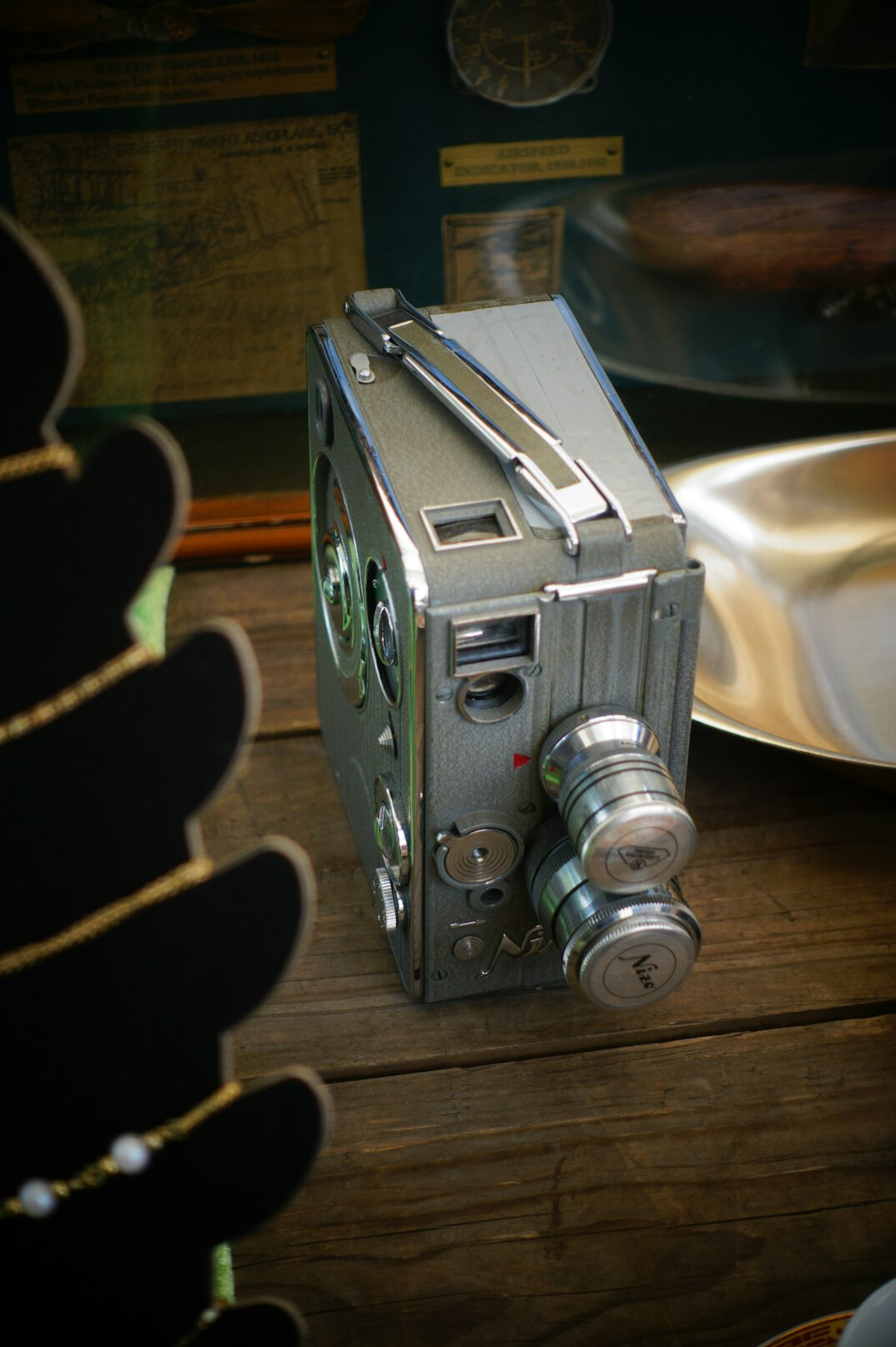 Vintage television camera from the early broadcasting era