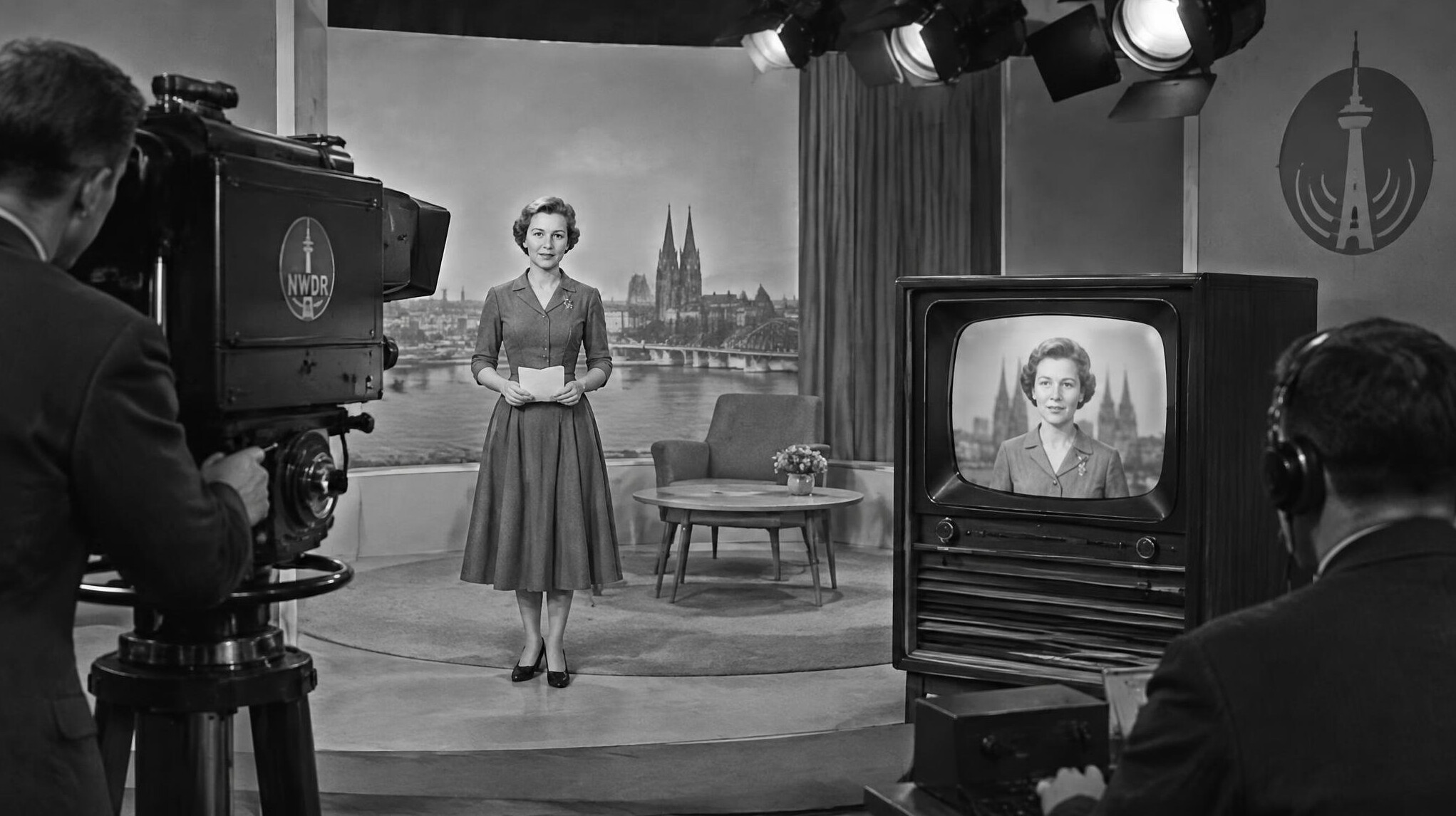 german tv studio 1950s